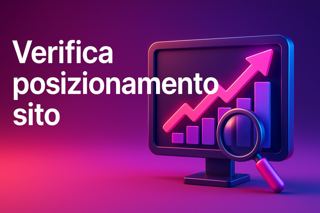 Verifica posizionamento sito
